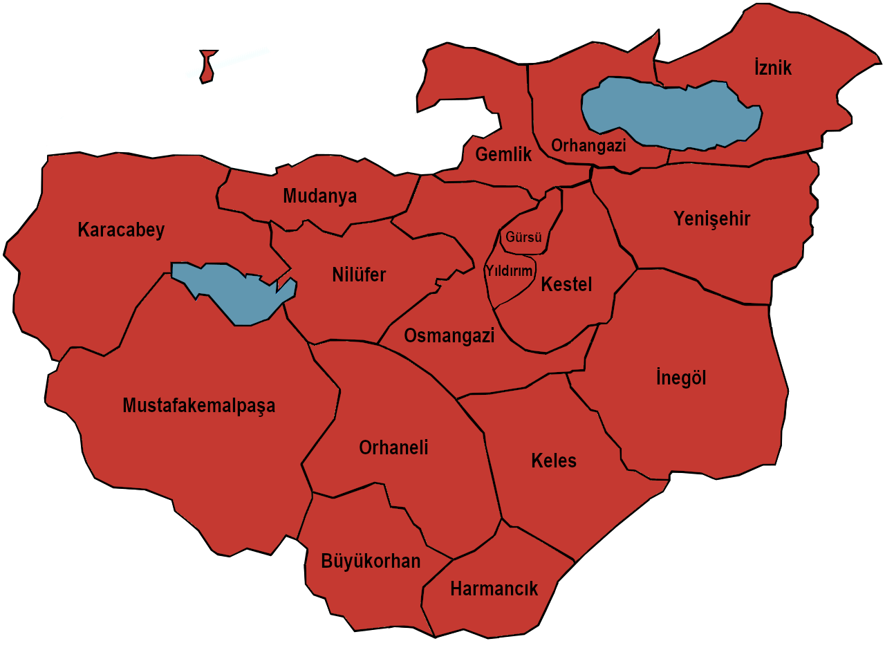 Bursa Counties | The Best of Bursa
